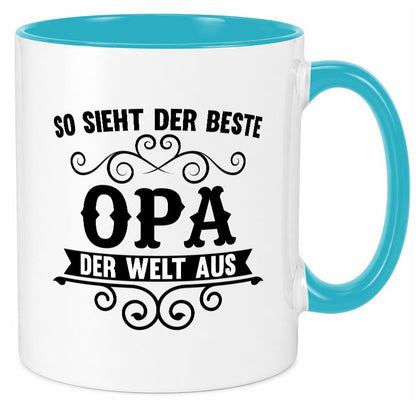 Der Beste Opa | Großvater Enkel Geschenkidee Familie Humor Tasse