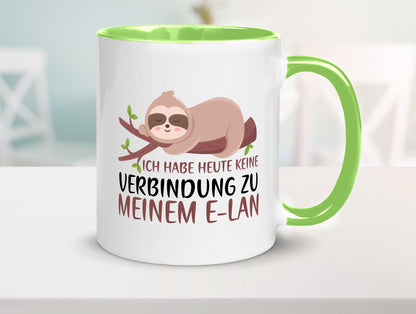 Verbindung zum Elan | WLAN Faultier Faulpelz Laufband Humor Tierliebhaber