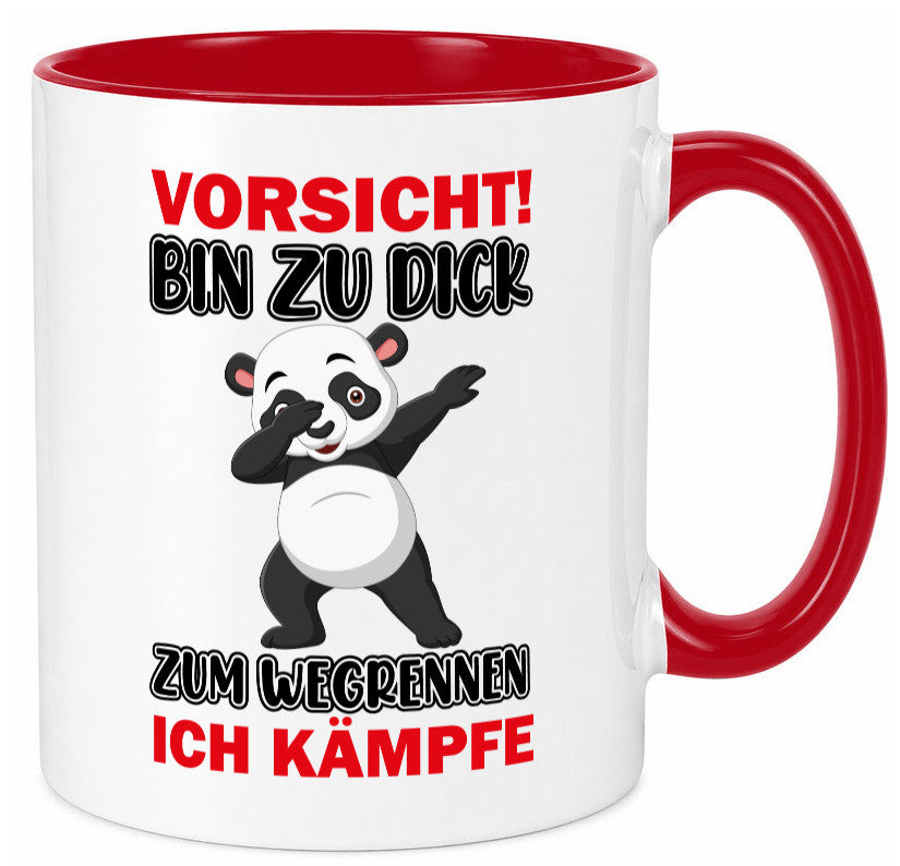 Ich bin ein Kämpfer Geschenk Humor Geschenkidee lustiger Spruch Tasse