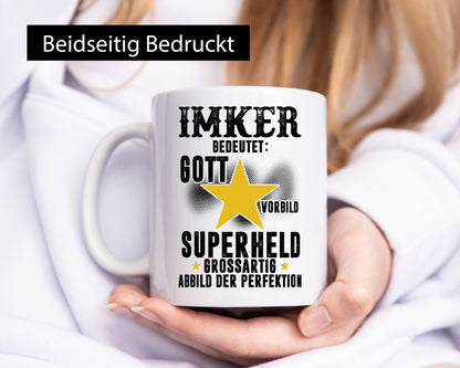 Bedeutung von Imker | Imkerei Geschenkidee Humor Tasse