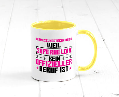 Superheldin Vermessungstechnikerin | Techniker Humor Geschenkidee Tasse