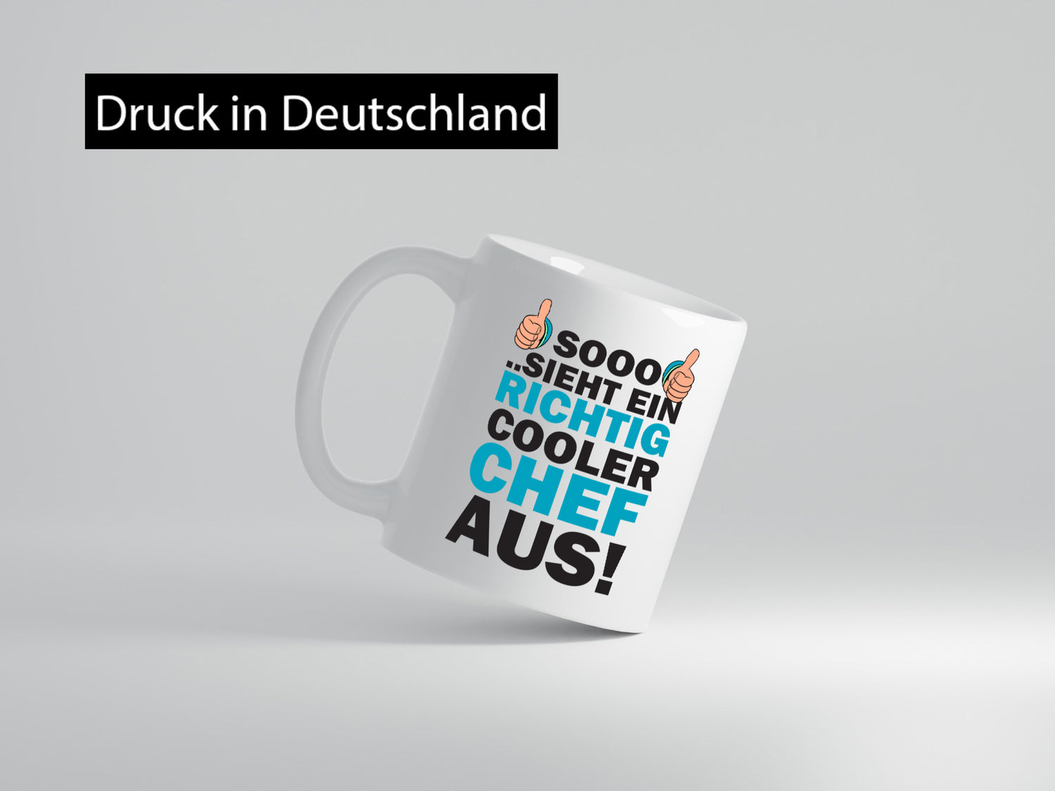 Richtig cooler Chef | Büro Arbeitgeber Mitarbeiter lustiger Spruch Geschenk