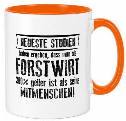 Neuste Studien: Forstwirt | Waldarbeiter lustig Arbeit Kollegen Büro Geschenk Tasse