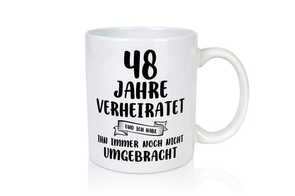 48 Jahre Verheiratet, immer noch am Leben! lustiger Spruch Geschenk Humor