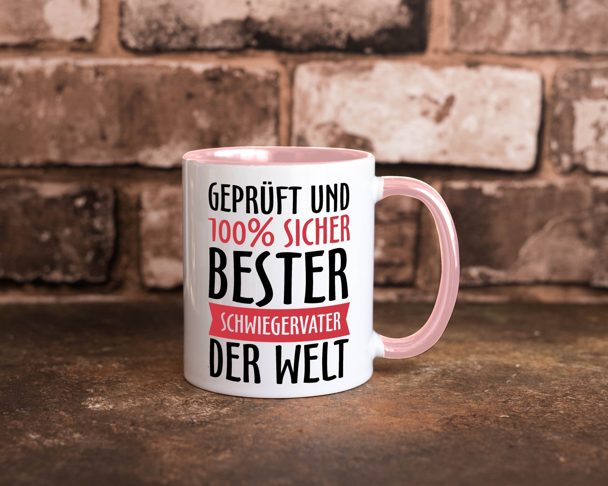 Bester Schwiegervater Geschenk Familie Geschenkidee lustiger Spruch Tasse