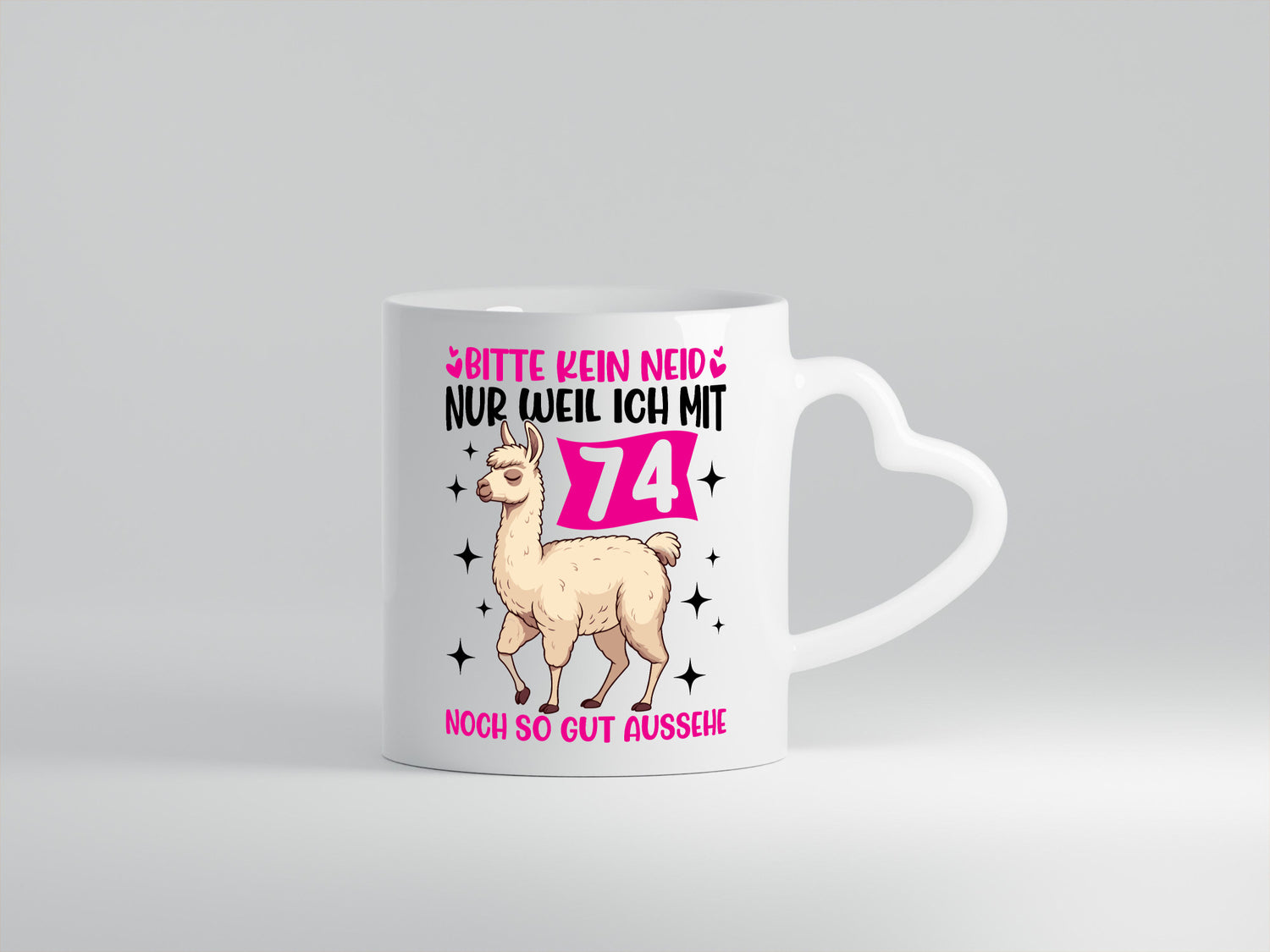 74. Geburtstag | 74 Jahre Lama gut aussehen lustiger Spruch Geschenk