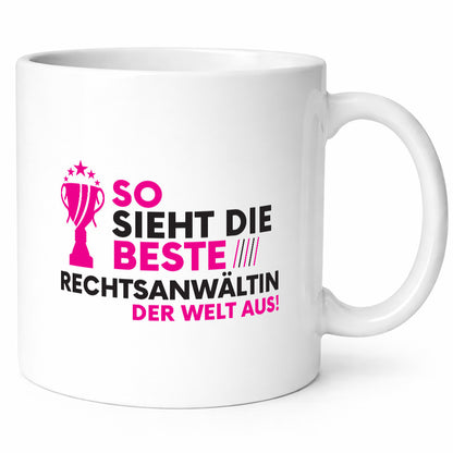 Die Weltbeste Rechtsanwältin | Jurstin Anwältin Humor Geschenkidee Tasse