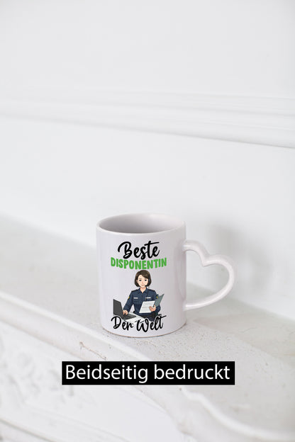 Beste Disponentin | Zuteilerin v2 lustig Humor Geschenkidee Geschenk Tasse