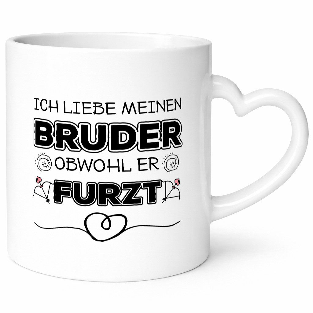 Ich liebe meinen Bruder | Furz Geschwister Statement Geschenk Humor