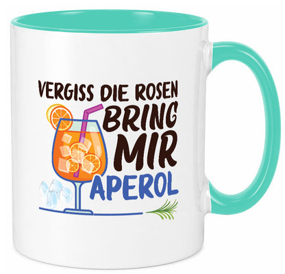 Bring mir Aperol | Rosen Paar Party Geschenkidee Humor Tasse
