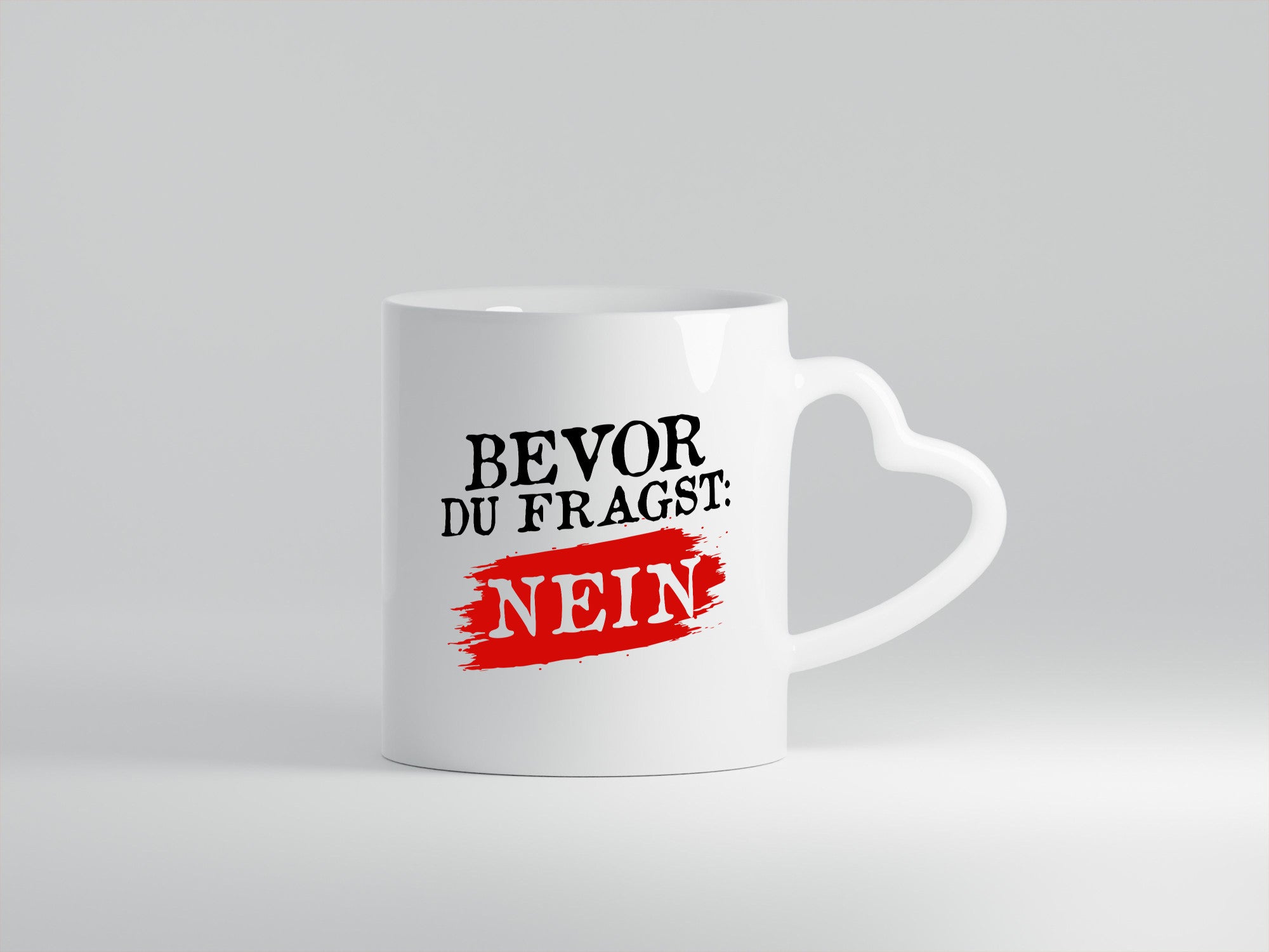 Bevor du fragst Nein | Kollegen Arbeit lustiger Spruch v2 lustig Büro Geschenk