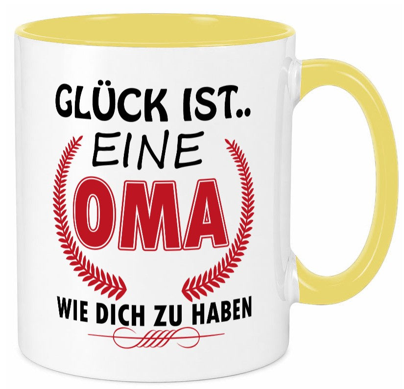Beste Oma der Welt lustiger Spruch Geschenk Familie Geschenkidee Tasse