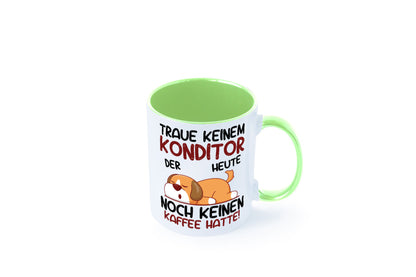 Traue keinem Konditor | Konditorei Humor Geschenkidee Tasse