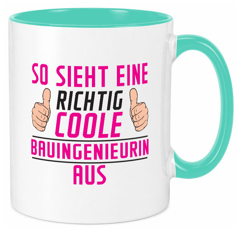 Richtig Coole Bauingenieurin | Ingenieurin lustig Humor Geschenkidee Geschenk