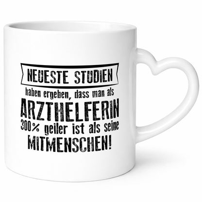 Neuste Studien: Arzthelferin | Fachangestellte Medizin Humor Geschenkidee Tasse