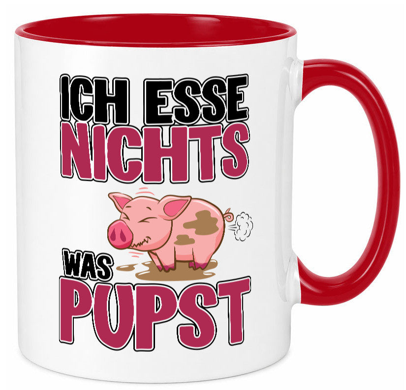 Ich esse nicht was Pupst lustiger Spruch Geschenk Humor Geschenkidee Tasse