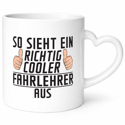 Richtig Cooler Fahrlehrer | Fahrschule Geschenkidee Humor Tasse