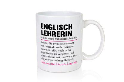 Englischlehrerin | Lehrer Englisch Lehrerin Humor Geschenkidee Tasse