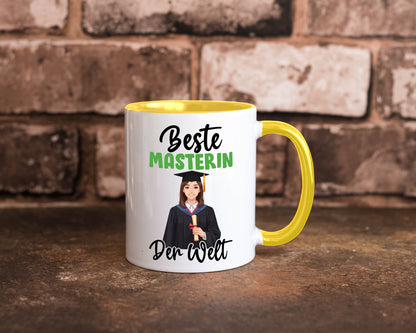 Beste Masterin | Student Uni Studium Humor Geschenkidee Tasse