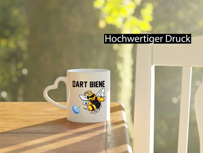 Dart Biene | Darten Dartscheibe v2 Humor Geschenkidee Tasse