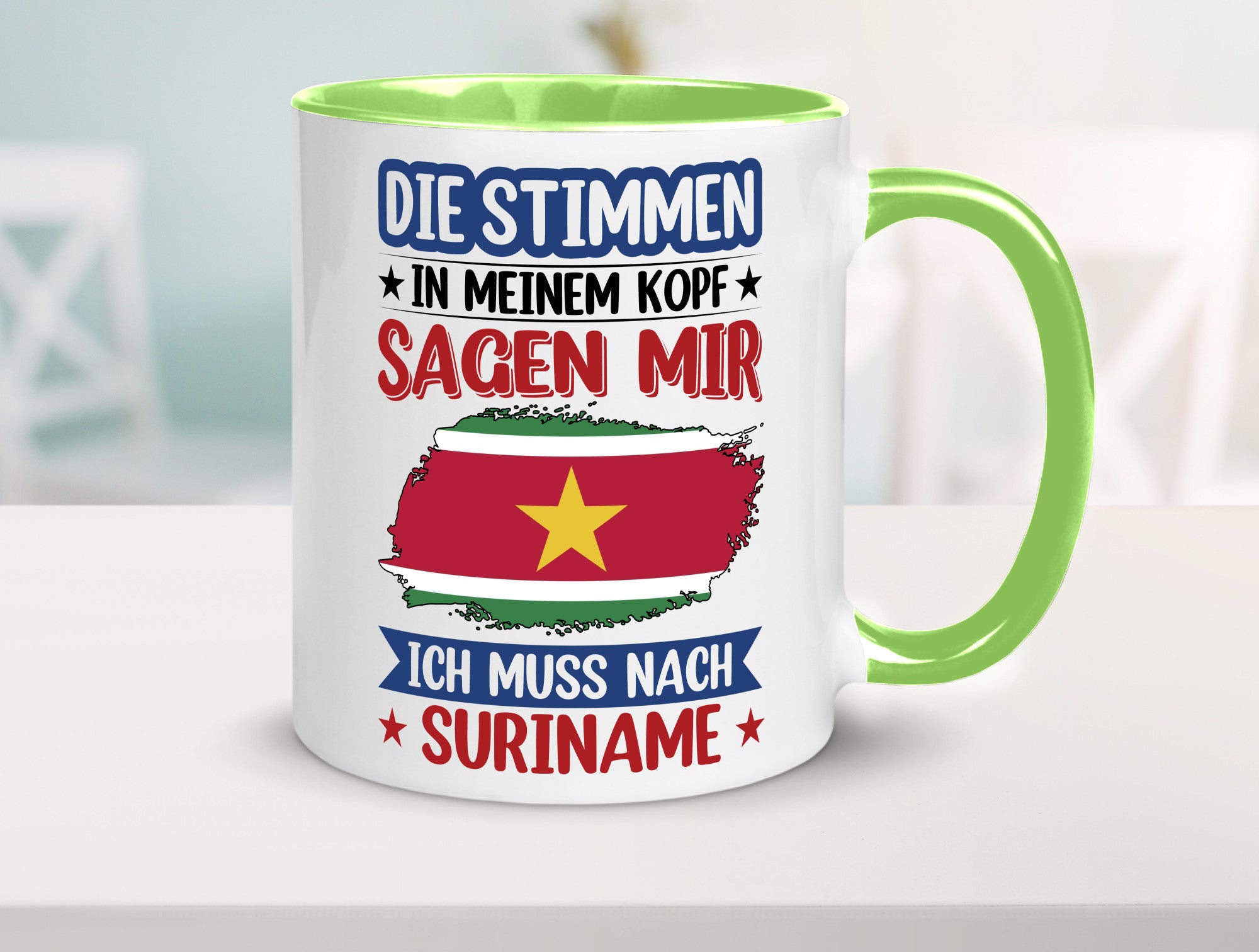 Suriname | Urlaub Stimmen in meinem Kopf Traumland v2 Geschenk Humor