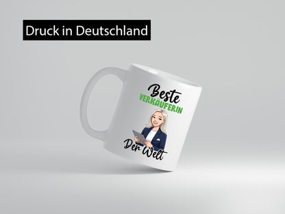 Beste Verkäuferin| Kollegin | Verkaufsjob v2 lustiger Spruch Geschenk Arbeit