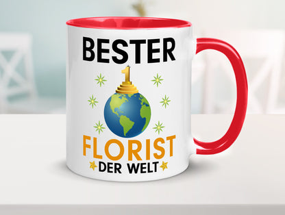 Welt Bester Florist | Blumen Verkäufer Humor Geschenkidee Tasse