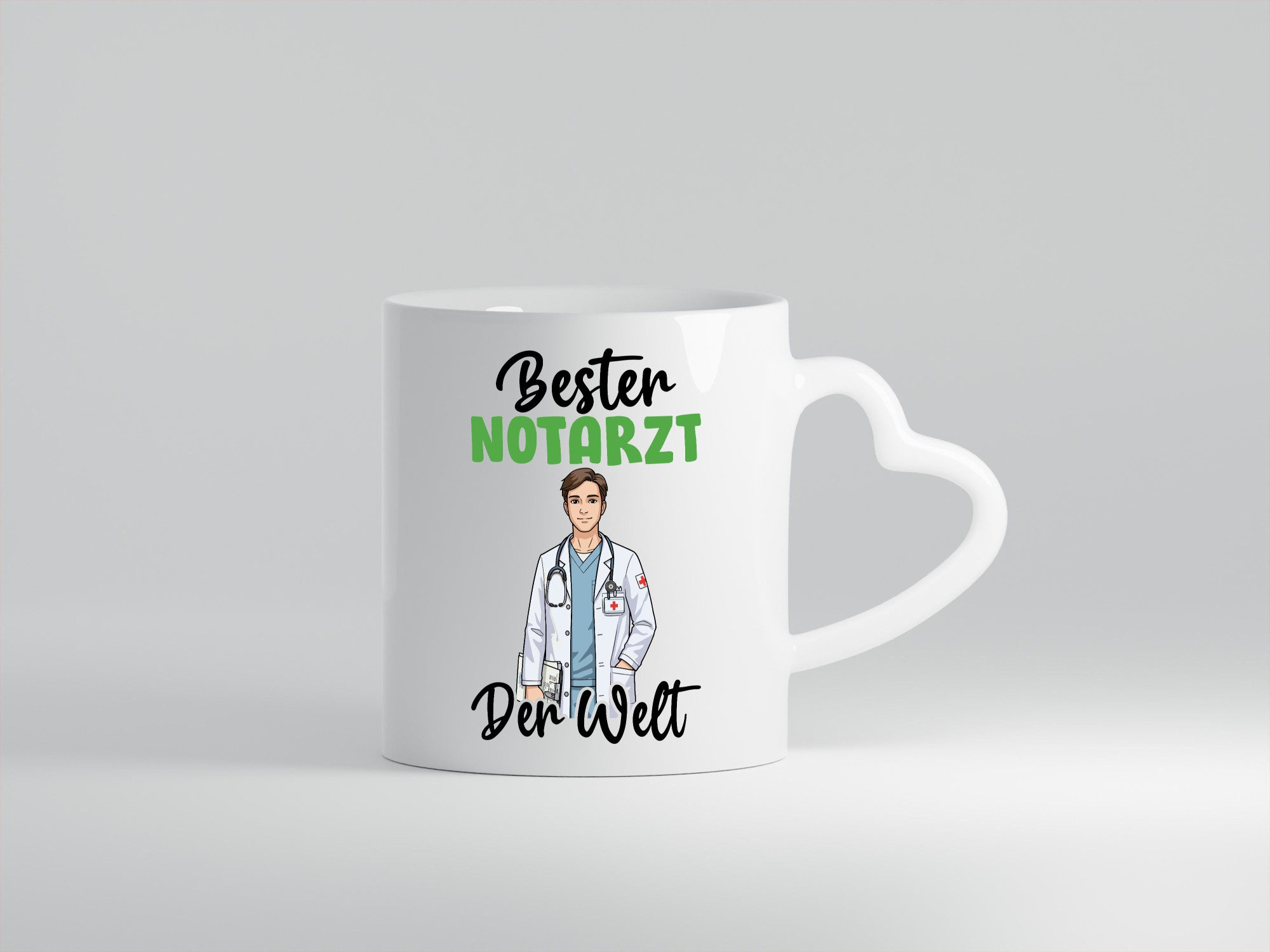 Bester Notarzt | Arzt v2 Humor Geschenkidee Tasse