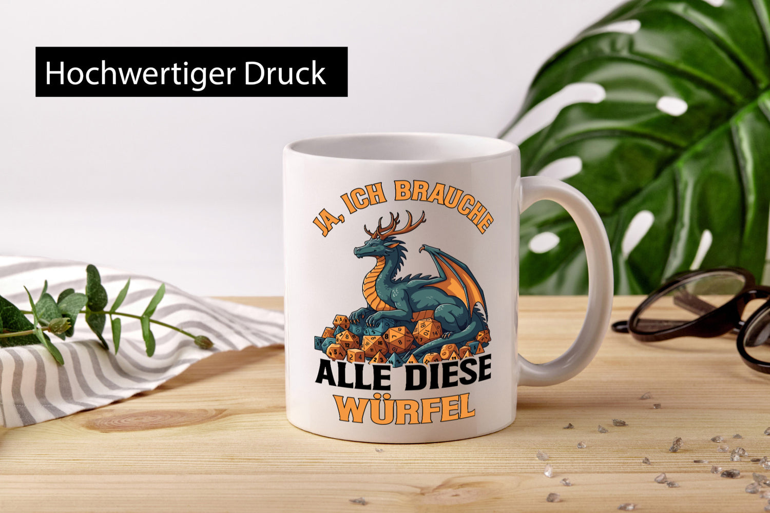 Ja ich brauche alle diese Würfel | Drache Rollenspiel v2 Geschenk Humor