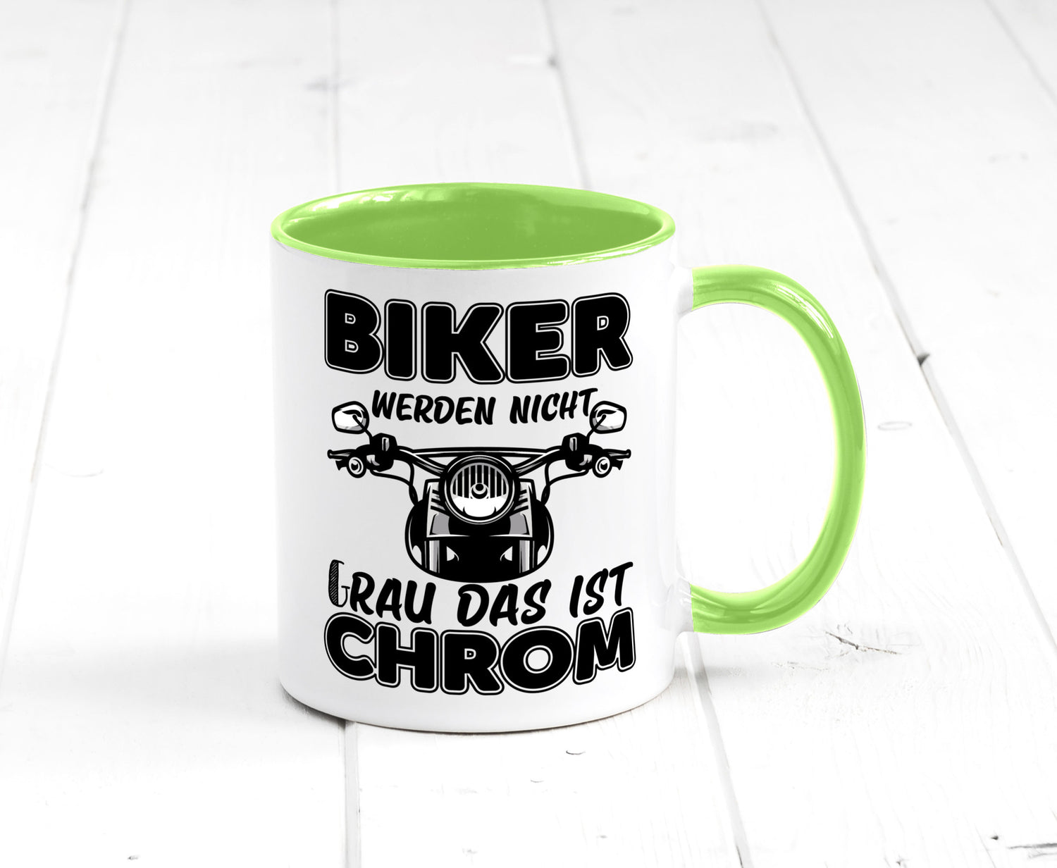 Biker werden nicht grau | Motorrradfahrer Tasse Humor Geschenkidee