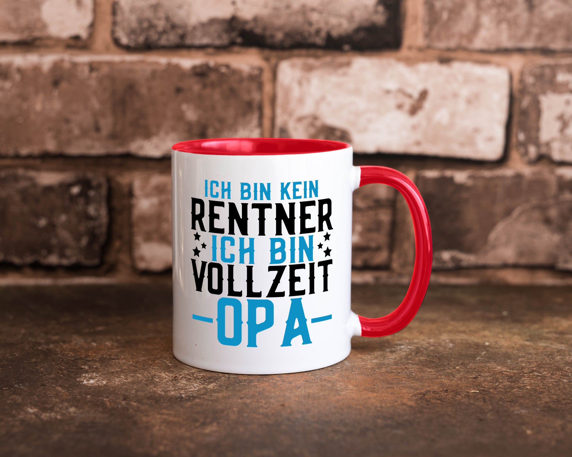 Rentner | Vollzeit Opa Pension Ruhestand Großvater lustiger Spruch Geschenk