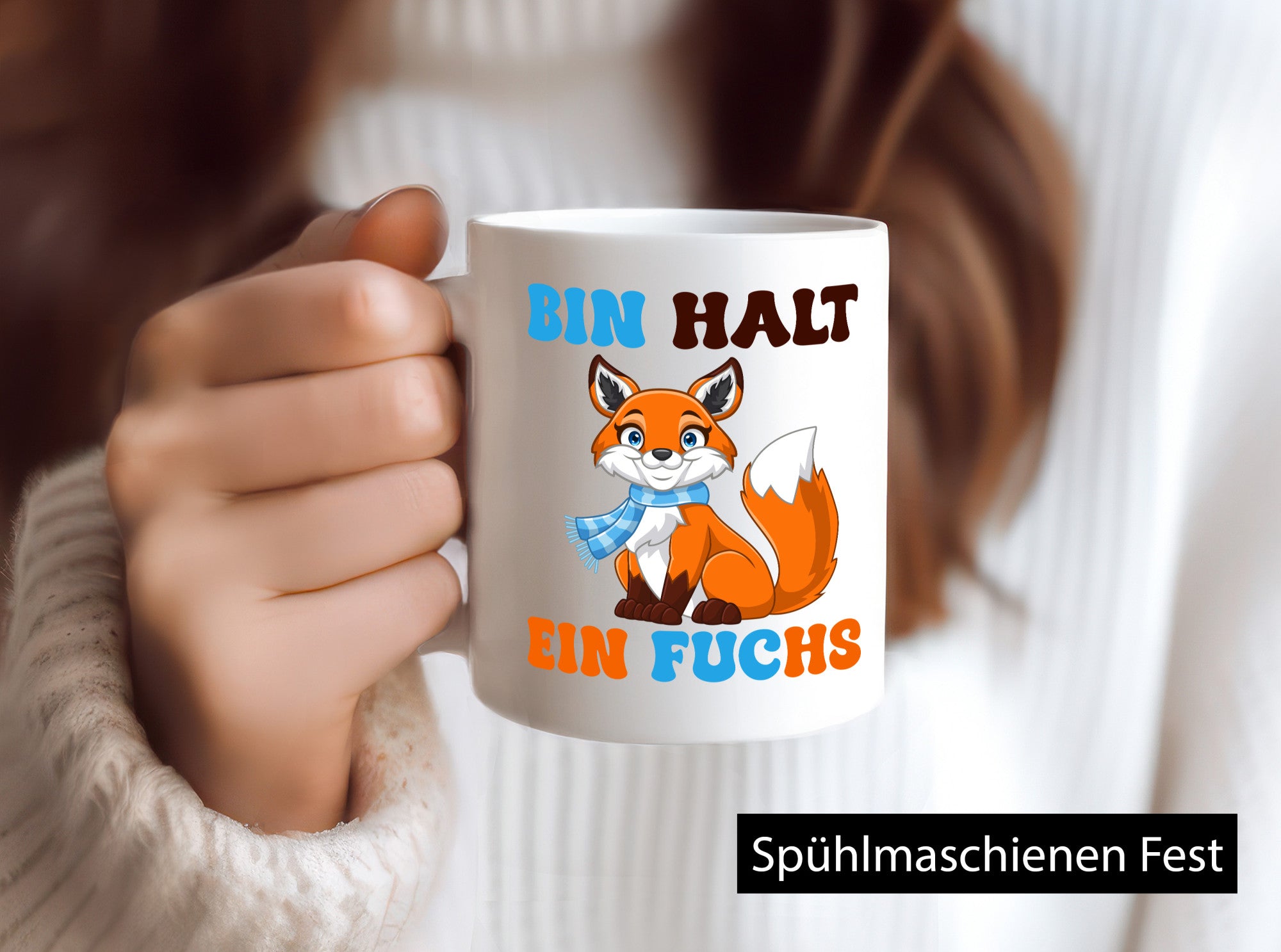 Bin halt ein Fuchs | Schlauer lustig Humor Geschenkidee Geschenk Tasse