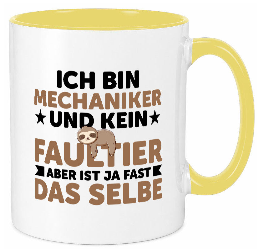 Ich bin kein Faultier: Mechaniker | KFZ Werkstatt Humor Tierliebhaber