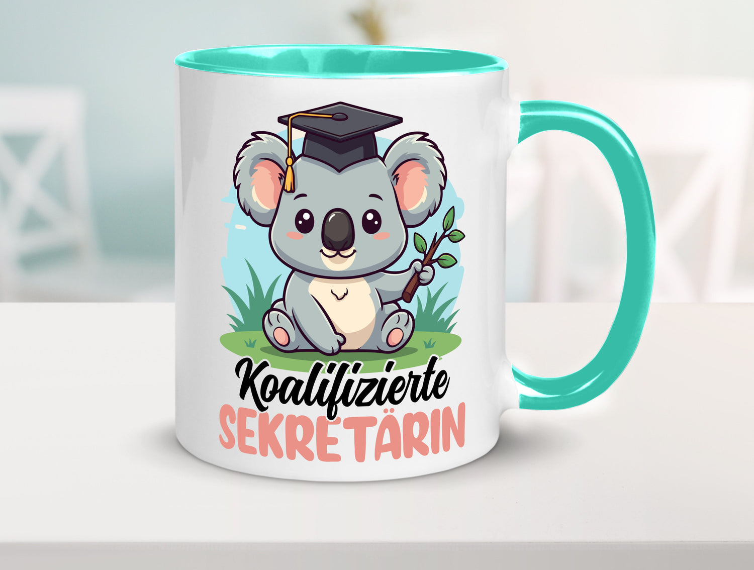 Koalifizierte Sekretärin | Büro Geschenkidee Arbeit Kollegen Humor Tasse