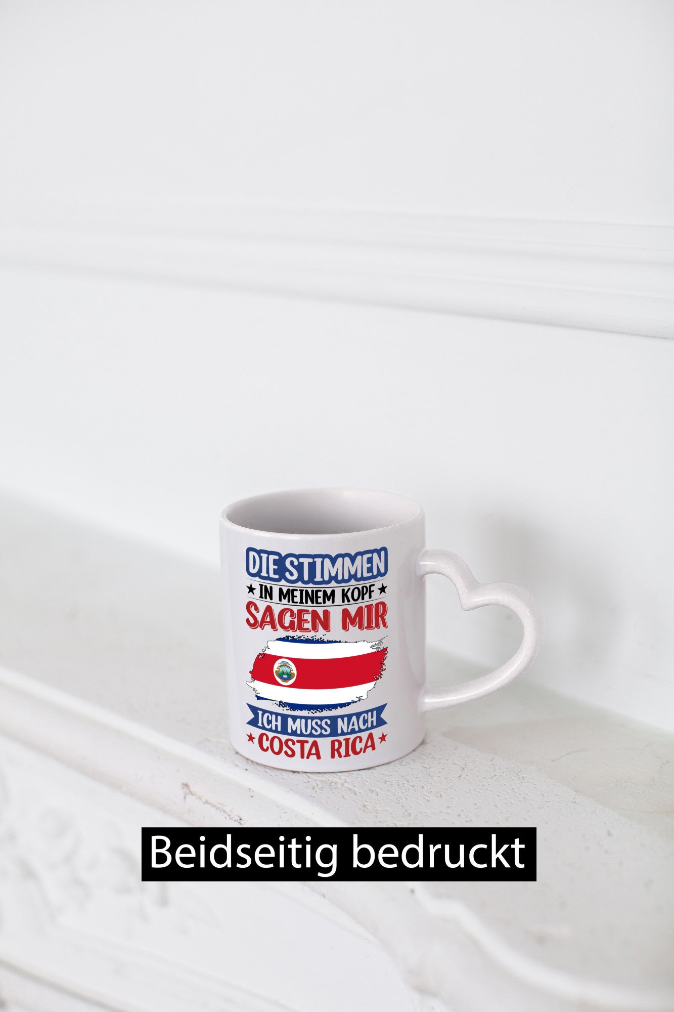 Costa Rica | Urlaub Stimmen in meinem Kopf Traumland Humor Geschenkidee Tasse