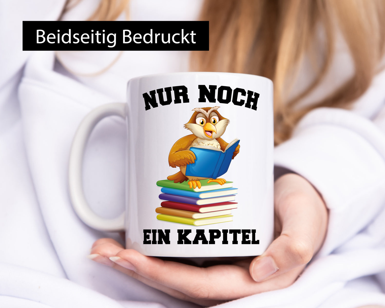 Nur noch ein Kapitel lustig Humor Geschenkidee Geschenk Tasse
