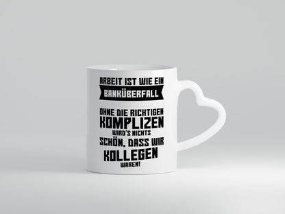 Arbeit | Kollegen Komplizen Jobwechsel Abschied Büro lustiger Spruch Geschenk