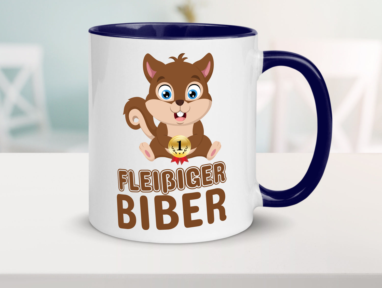Fleißiger Biber | Motiv Tasse Kinder Geburtstag lustig Geschenkidee Geschenk