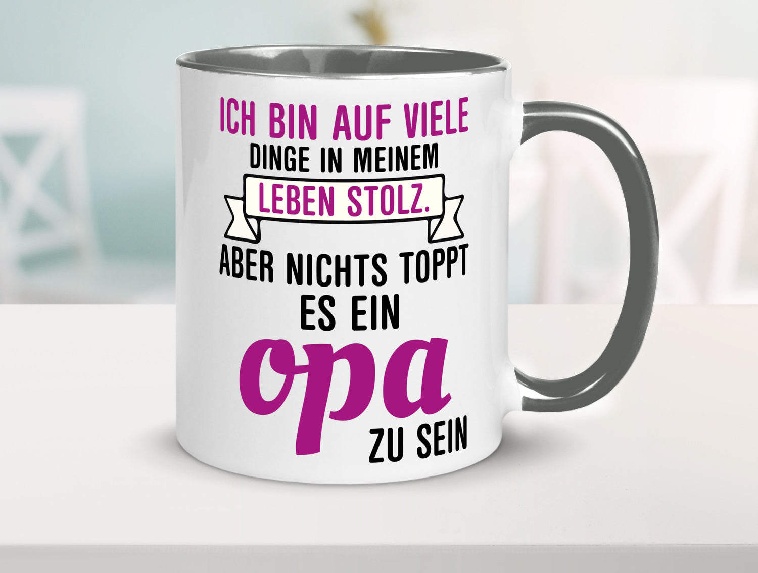 Opa Tasse | Stolzer Großvater Vatertag Enkelkinder Geschenk Familie