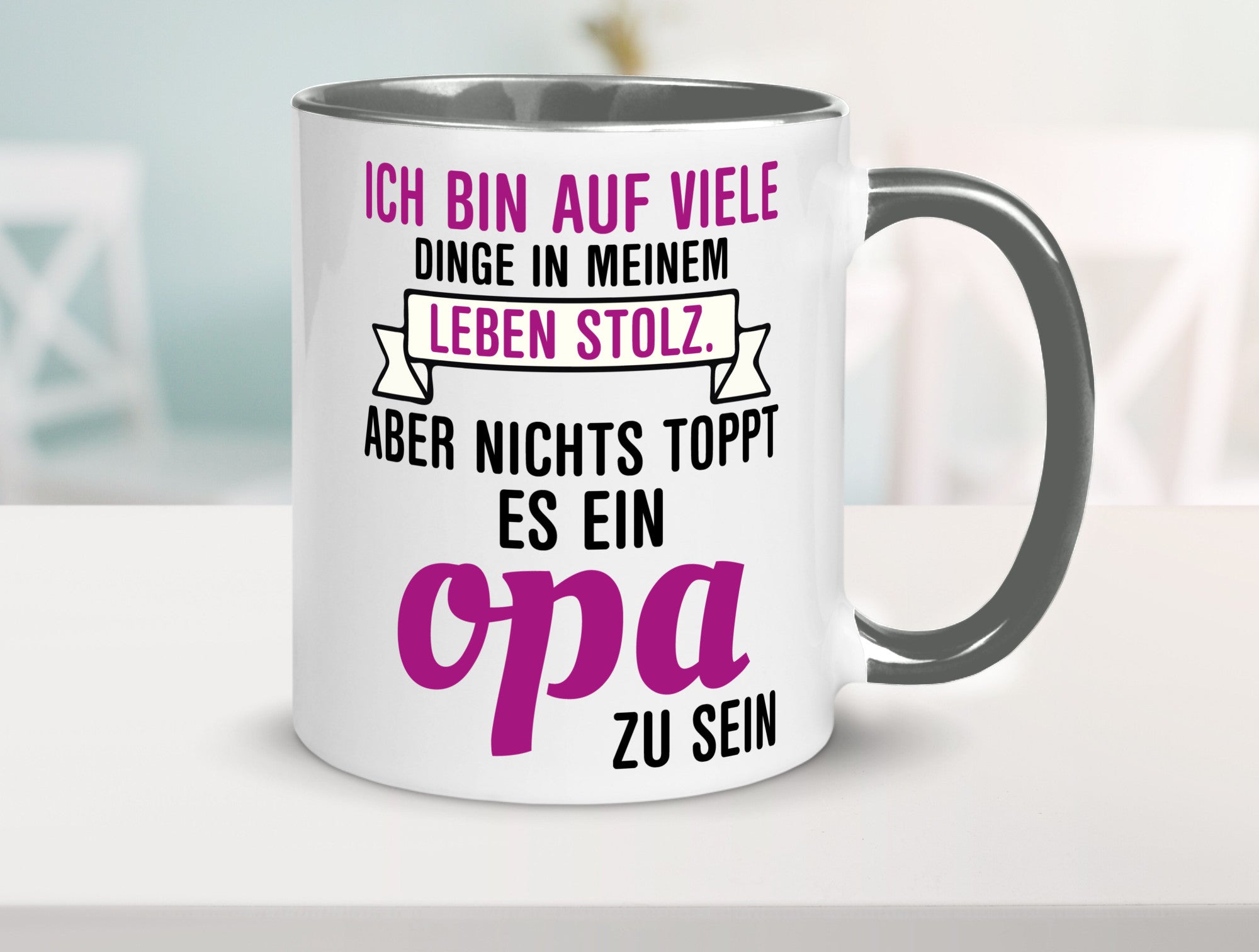 Opa Tasse | Stolzer Großvater Vatertag Enkelkinder Geschenk Familie