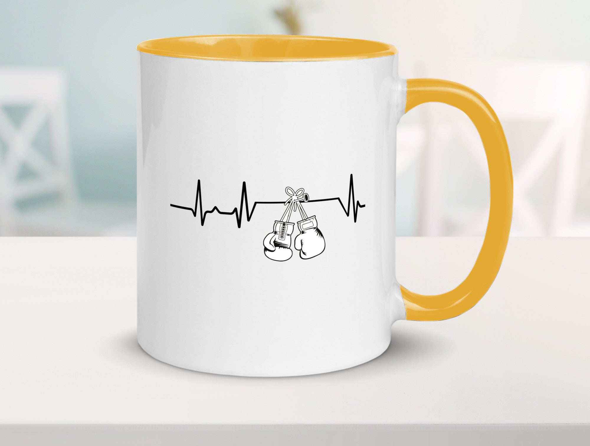 Boxen Herzschlag | Boxhandschuhe Boxer Sport lustig Humor Geschenkidee Geschenk
