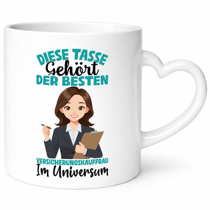 Im Universum: Versicherungskauffrau | Kauffrau lustig Humor Geschenkidee
