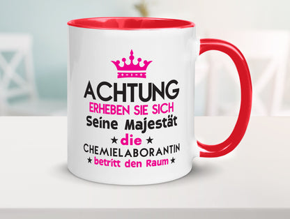 Seine Majestät Chemielaborantin | Laborantin Chemie Humor Geschenkidee Tasse