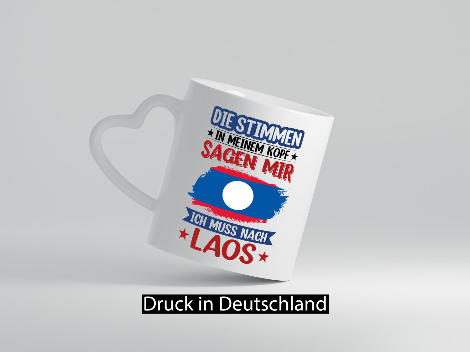 Laos | Urlaub Stimmen in meinem Kopf Traumland lustig Humor Geschenkidee