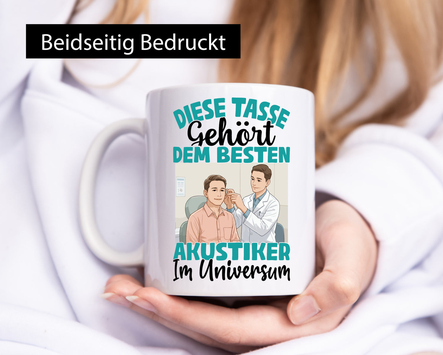 Im Universum: Akustiker | Akustik Hörgeräteakustik Geschenk Humor Geschenkidee