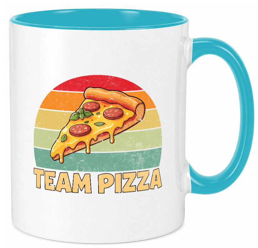 Team Pizza | Pizzaliebhaber Lover v2 Geschenkidee Humor Tasse