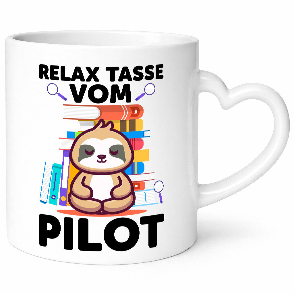 Relax Tasse: Pilot | Flugzeug Piloten lustiger Spruch Geschenk Humor