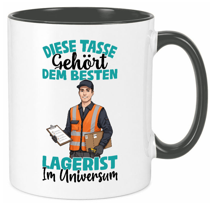 Im Universum: Lagerist | Lageristen Lager Arbeiter lustig Arbeit Kollegen Büro Tasse