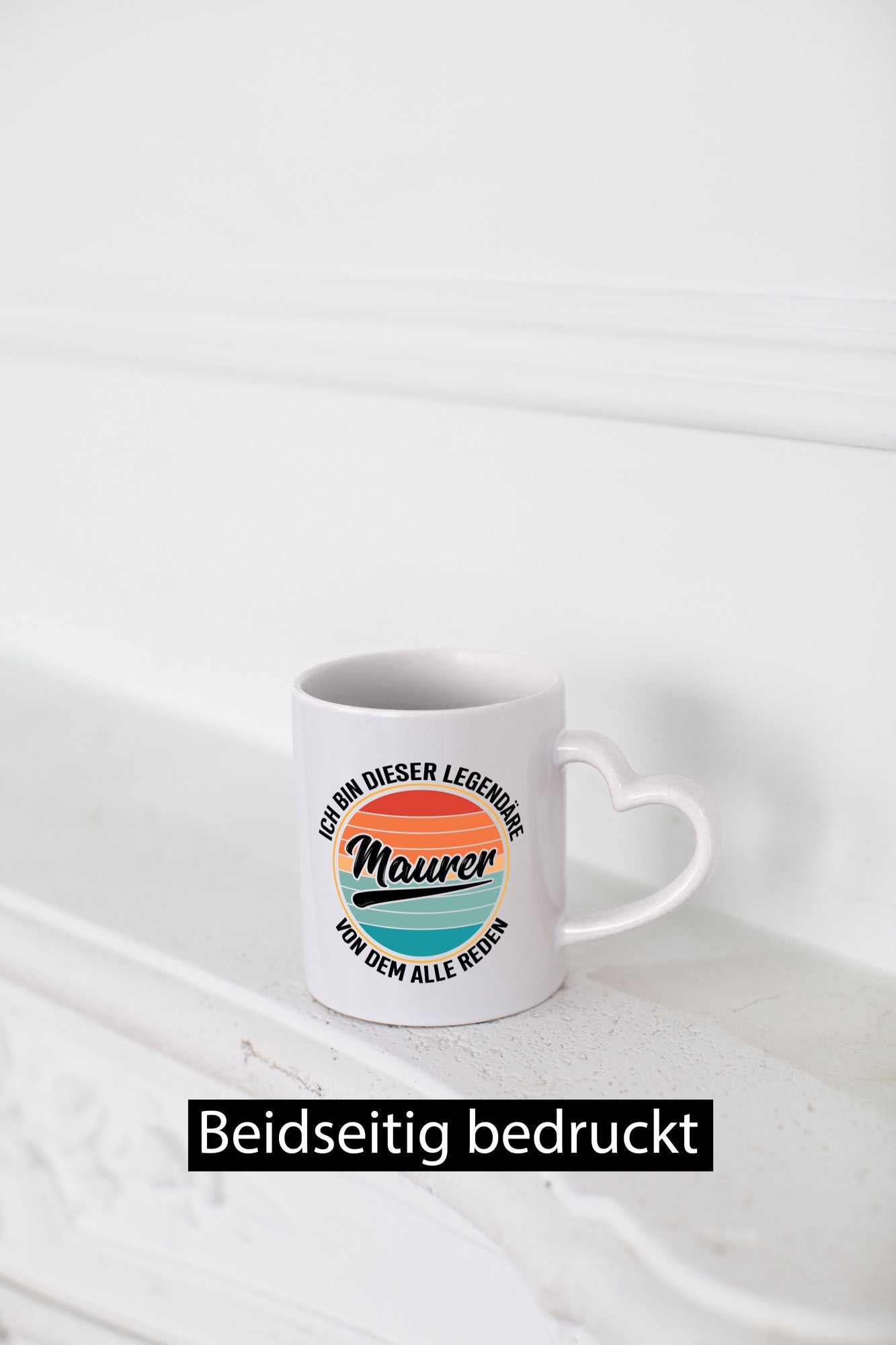 Legendäre Maurer | Handweker Mauermeister Humor Geschenkidee Tasse