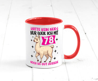 78. Geburtstag | 78 Jahre Lama gut aussehen Geschenk Geschenkidee lustiger